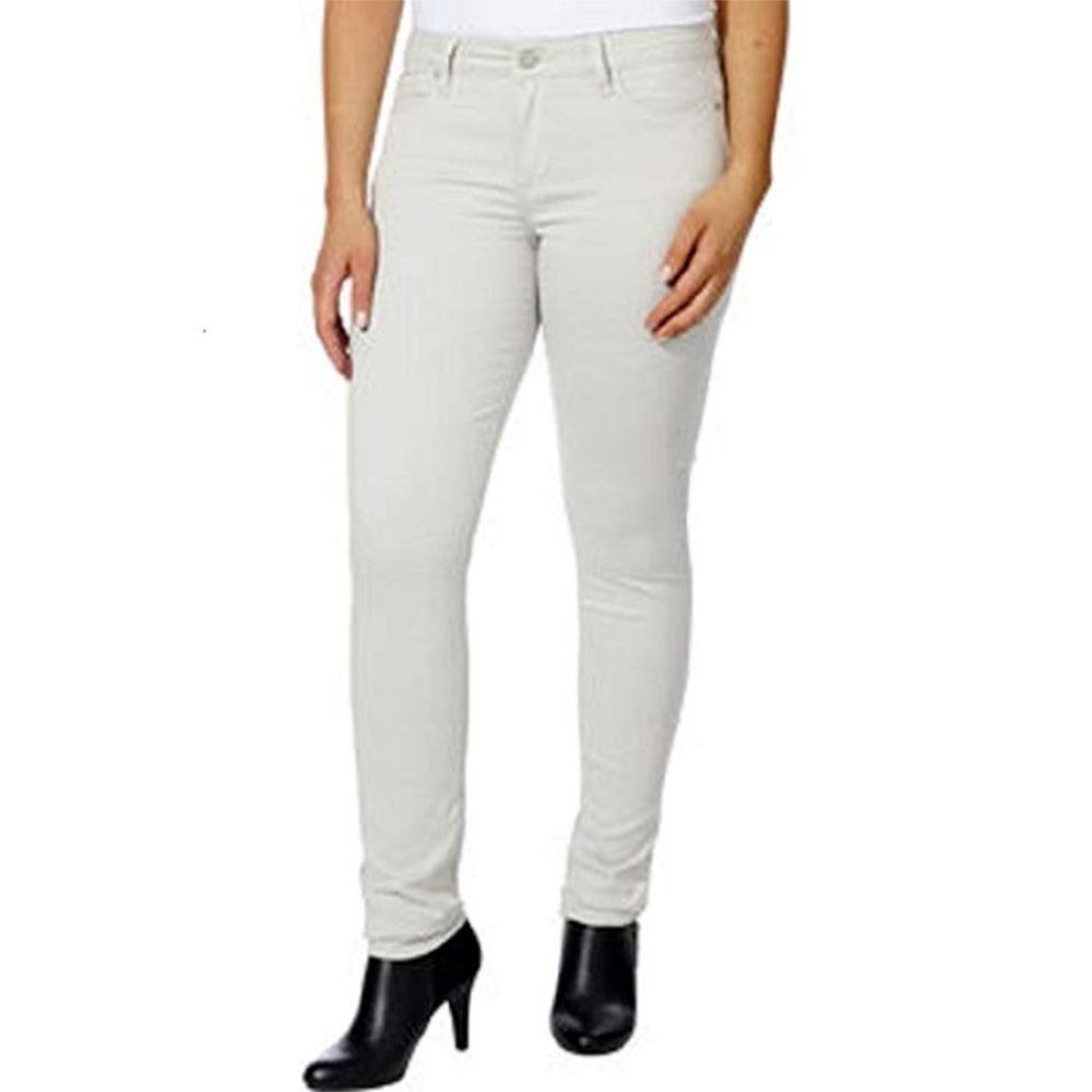 Calvin Klein Women's Sateen Mid-Rise Skinny Pants